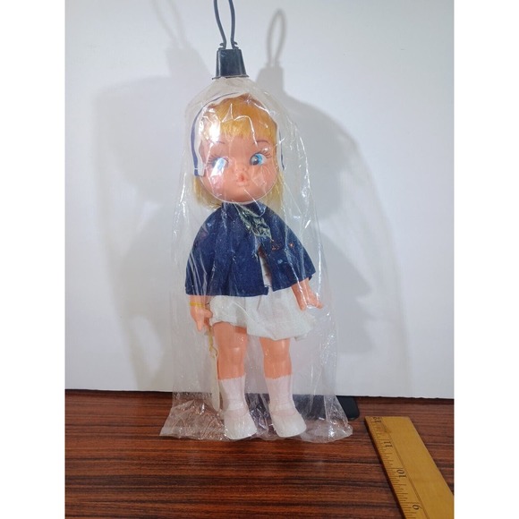 Rare Vintage 1960's Herman Pecker & Co Girl Doll Blonde New In Package #9/1290 - Picture 7 of 14